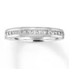 Diamond Wedding Band 1/3 Ct Tw Round-cut 14K White Gold