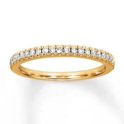Diamond Wedding Band 1/6 Ct Tw Round-cut 14K Yellow Gold
