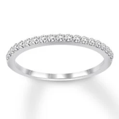 Diamond Wedding Band 1/4 Ct Tw 14K White Gold