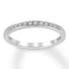 Diamond Wedding Band 1/20 Ct Tw 10K White Gold