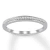 Diamond Wedding Band 1/8 Ct Tw 10K White Gold