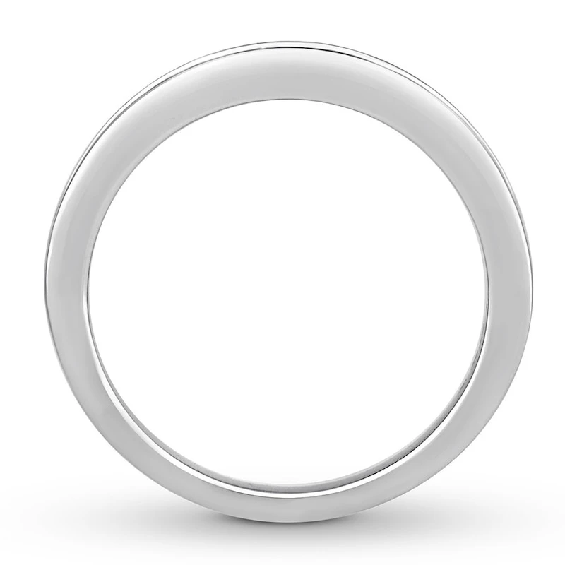 Diamond Wedding Band 1/6 Ct Tw Round-cut 10K White Gold 2 Diamond Wedding Band 1/6 Ct Tw Round-cut 10K White Gold - Image 2