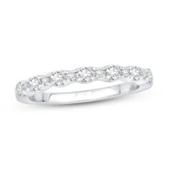 Diamond Wedding Ring 1/2 Ct Tw 14K White Gold