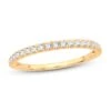 Diamond Wedding Band 1/4 Ct Tw Round-cut 14K Yellow Gold