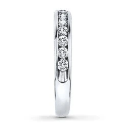 Diamond Anniversary Band 1/2 Ct Tw Round-cut 10K White Gold -Vrai shop V 532246701 2 800