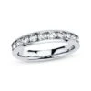 Diamond Anniversary Band 1 Ct Tw Round-cut 10K White Gold