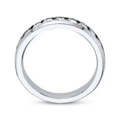 Diamond Anniversary Band 1 Ct Tw Round-cut 10K White Gold -Vrai shop V 532246903 2 800