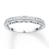 Anniversary Band 1/4 Ct Tw Diamonds 10K White Gold