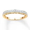Anniversary Band 1/4 Ct Tw Diamonds 10K Yellow Gold