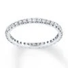 Diamond Eternity Ring 1/2 Ct Tw Round-cut 14K White Gold