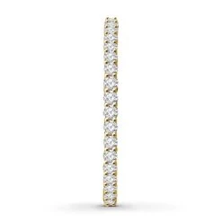 Diamond Eternity Ring 1/2 Ct Tw Round-cut 14K Yellow Gold -Vrai shop V 532441906 2 800