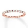 Diamond Eternity Ring 1 Ct Tw Round-cut 14K Rose Gold