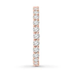 Diamond Eternity Ring 1 Ct Tw Round-cut 14K Rose Gold -Vrai shop V 532449802 2 800
