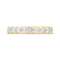 Diamond Anniversary Band 1 Ct Tw Round-cut 14K Yellow Gold -Vrai shop V 532494907 3 800