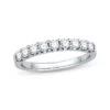 Diamond Wedding Band 1/2 Ct Tw Round-cut 14K White Gold