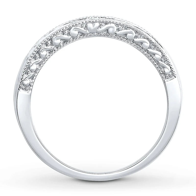 Diamond Anniversary Band 1/3 Ct Tw Princess-cut 14K White Gold 2 Diamond Anniversary Band 1/3 Ct Tw Princess-cut 14K White Gold - Image 2