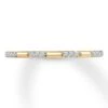 Diamond Anniversary Band 1/20 Ct Tw Round-cut 10K Yellow Gold