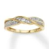 Diamond Anniversary Band 1/6 Ct Tw Round-cut 10K Yellow Gold