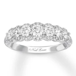 Neil Lane Bridal Diamond Anniversary Band 1 Ct Tw 14K White Gold