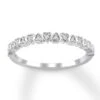 Diamond Anniversary Band 1/20 Ct Tw Round-cut 14K White Gold