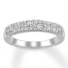 Diamond Anniversary Band 1/2 Ct Tw Round-cut 14K White Gold