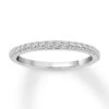 Diamond Anniversary Band 1/3 Carat Tw 10K White Gold