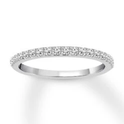 Diamond Anniversary Band 1/3 Carat Tw 10K White Gold