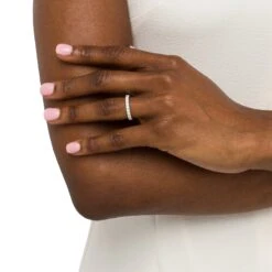 Neil Lane Round-cut Diamond Anniversary Band 1 Ct Tw 14K White Gold -Vrai shop V 533230102 4 800