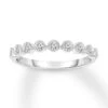 Diamond Anniversary Band 1/5 Ct Tw Round-cut 10K White Gold