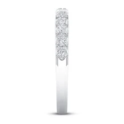 Certified Diamond Anniversary Band 1 Ct Tw 14K White Gold -Vrai shop V 533276402 2 800