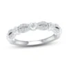 Diamond Anniversary Ring 1/4 Ct Tw 10K White Gold