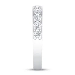 Diamond Anniversary Ring 1/2 Ct Tw 14K White Gold -Vrai shop V 533332300 2 800