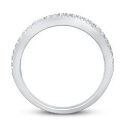 Diamond Anniversary Ring 1/2 Ct Tw 10K White Gold -Vrai shop V 533349801 3 800