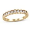 Diamond Anniversary Ring 1/3 Ct Tw In 14K Yellow Gold