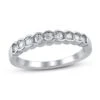 Diamond Anniversary Ring 1/3 Ct Tw In 14K White Gold