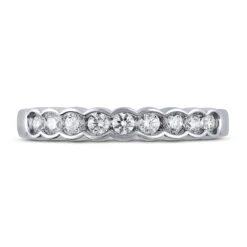 Diamond Anniversary Ring 1/3 Ct Tw In 14K White Gold -Vrai shop V 533358002 2 800