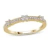 Diamond Anniversary Ring 1/6 Ct Tw In 10K Yellow Gold