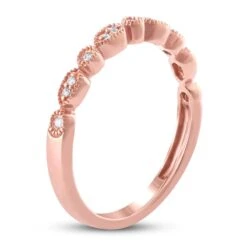 Diamond Anniversary Ring 1/15 Ct Tw In 10K Rose Gold -Vrai shop V 533360804 1 800