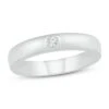 Diamond Anniversary Ring 1/20 Ct Tw Round-cut 10K White Gold