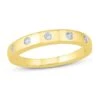 Diamond Anniversary Ring 1/6 Ct Tw Round-cut 10K Yellow Gold