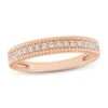 Diamond Anniversary Ring 1/5 Ct Tw Round-cut 10K Rose Gold