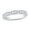 Diamond Anniversary Ring 1/3 Ct Tw Round-cut 10K White Gold