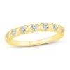Diamond Anniversary Ring 1/3 Ct Tw Round-cut 10K Yellow Gold