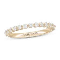 Neil Lane Premiere Diamond Band 1/2 Ct Tw Round 14K Yellow Gold