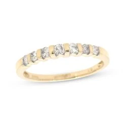 Previously Owned Diamond Wedding Band 1/3 Ct Tw Round-cut In 14K Yellow Gold