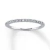 Previously Owned Anniversary Band 1/4 Ct Tw Round-cut Diamonds 14K White Gold
