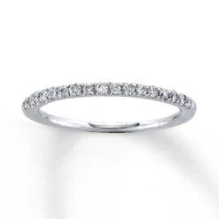 Previously Owned Anniversary Band 1/4 Ct Tw Round-cut Diamonds 14K White Gold