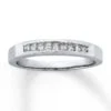 Previously Owned Band 1/4 Ct Tw Princess-cut Diamonds 14K White Gold