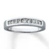 Previously Owned Diamond Anniversary Band 1/2 Ct Tw Princess-cut 14K White Gold