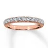 Previously Owned Diamond Band 1/2 Ct Tw 14K Rose Gold
